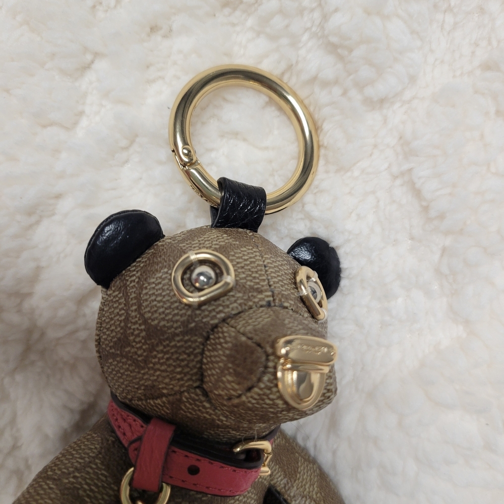 Coach Collectible Bag Charm In Signature Canvas - Picture 7 of 8